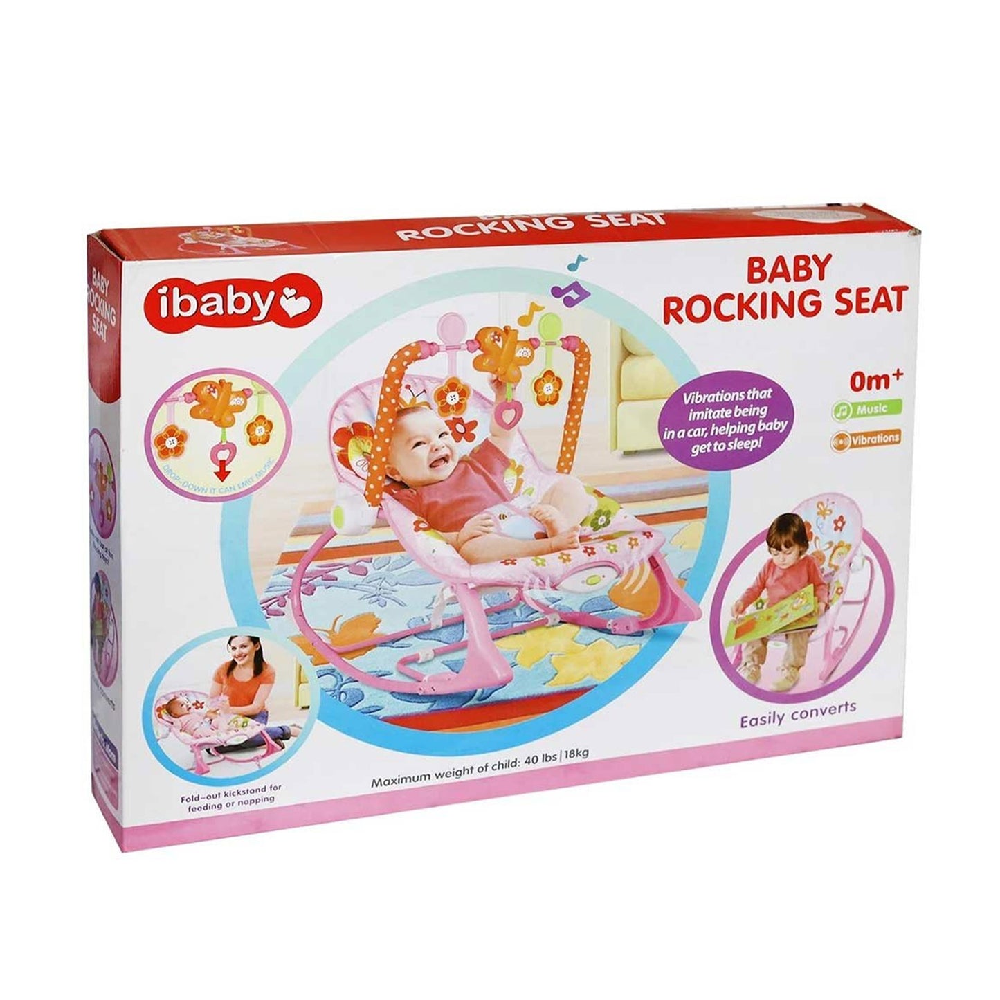 Musical baby rocking chair